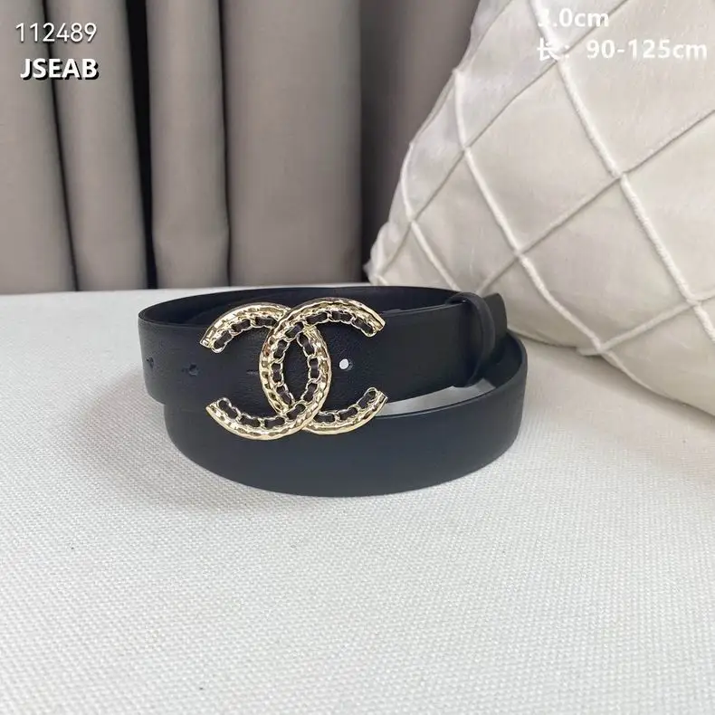 Chanel belt 30mmX90-125cm 8L140